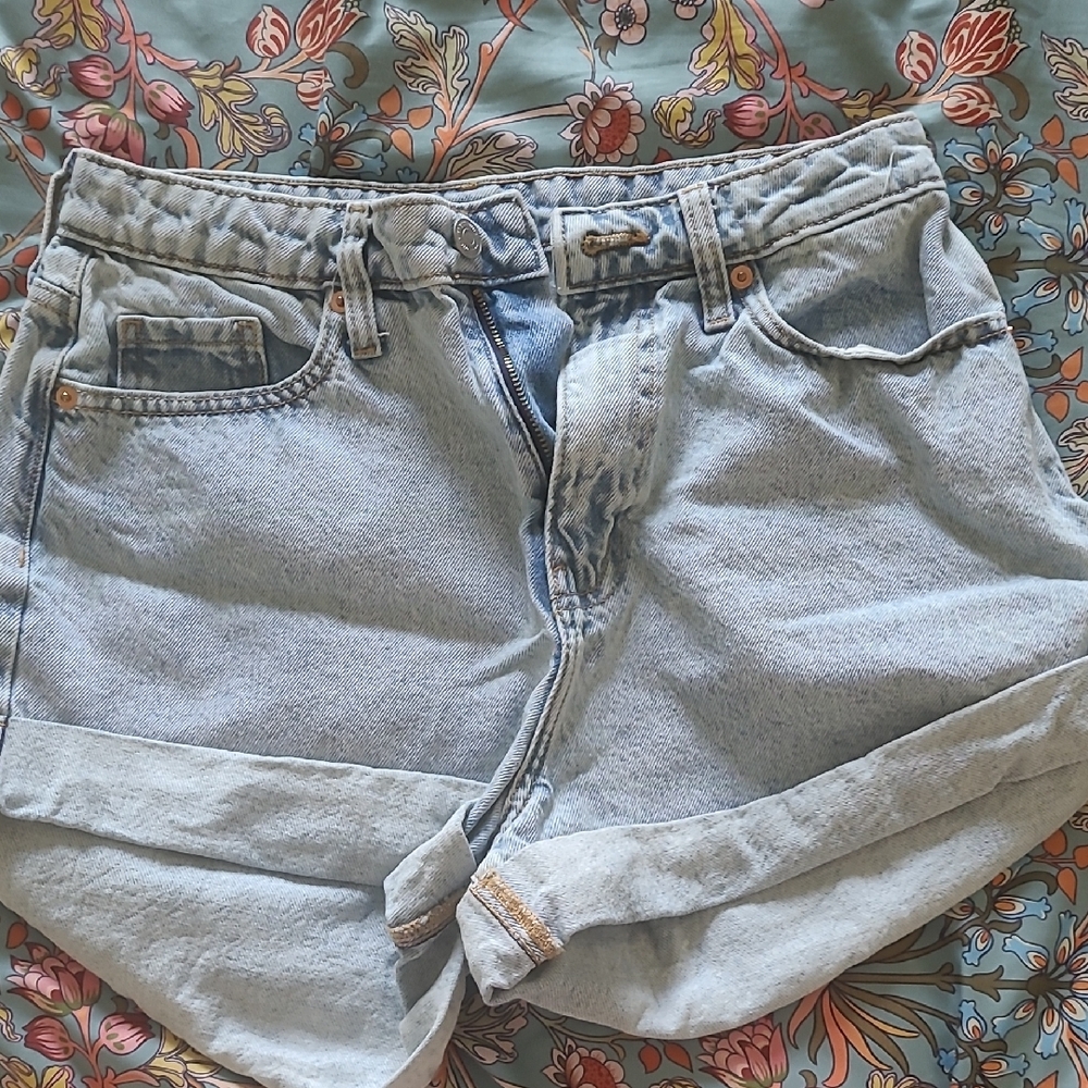 Light Blue Denim Women's Shorts